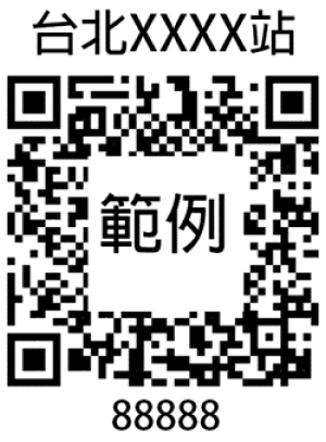 充電使用流程QRcode